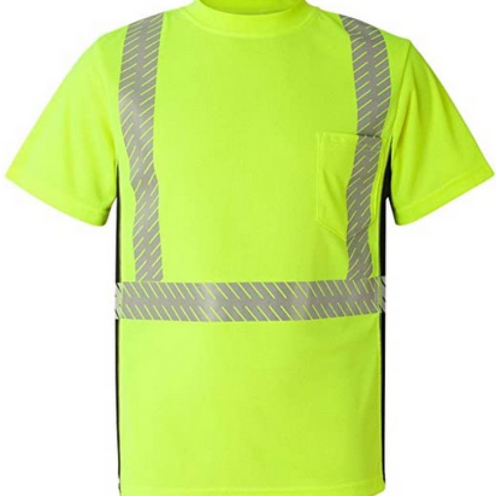 Kishigo | 9114 Polyester Black Series Class 2 T-Shirt, 2X-Large, Lime NWT